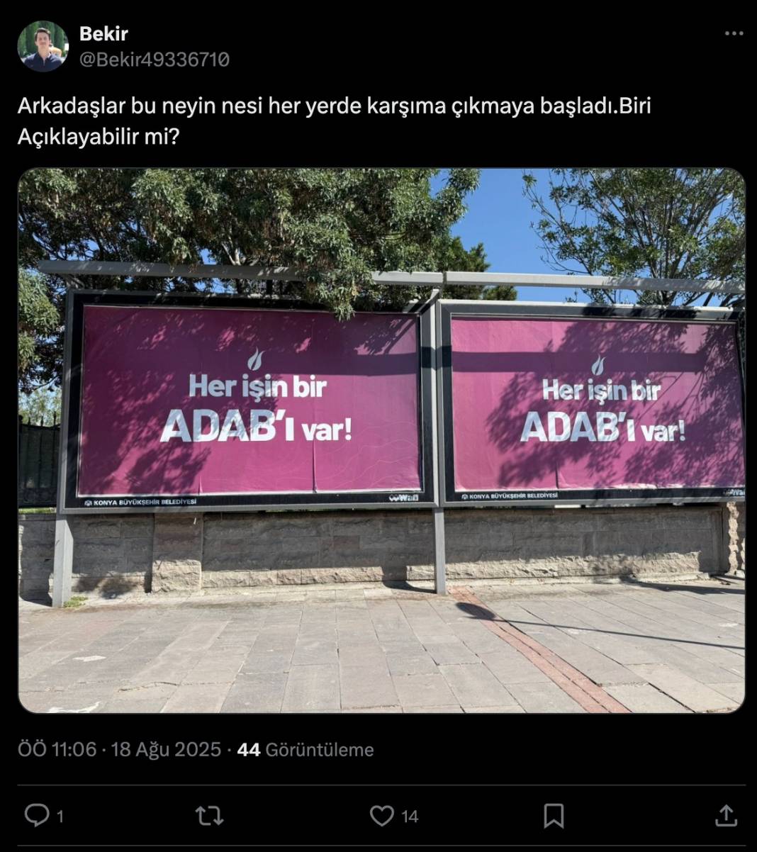 Gizemli reklam Konya’yı ikiye böldü 13